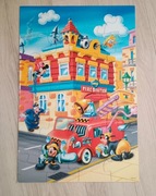 Duże puzzle Disney Straż pożarna Trefl 24 elementy Mickey Mouse Myszka Miki