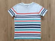 Bluzka bluzeczka krótki rękaw paski Cool Club 134/140