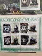 Gwinea Bissau 2009 Mi 4178-81  goryl  ark idealna pozycja