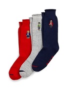 POLO RALPH LAUREN ORYGINALNE SKARPETY MĘSKIE 3-PACK %%% 