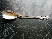 ŁYŻECZKA DO PRZYSTAWEK LUB ŚMIETANY SREBRO 11 ŁUTÓW DANIA 