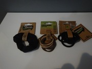 Zestaw owijka z włókien z fusami od kawy i gumki z bawełny organicznej