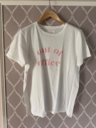 Damski biały t-shirt Out of Office M