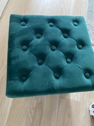 Pufa kolor butelkowa zieleń 