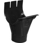 Lej spustowy rynny 125/90 flamingo czarny