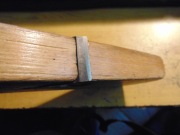 Stary strug drewniany z I połowy XX wieku nóż 31mm