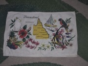 Makatka Australia Queensland serwetka mapa PRL 27x42 cm.