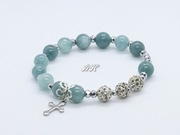 RÓŻANIEC bransoletka dziesiątka turkusowa