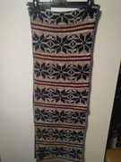 ASOS długi wełniany szalik ze wzorem szetlandzkim