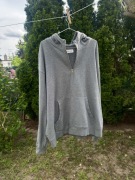 Bluza z kapturem jumper szara grey bawełna cotton Pier One XXL