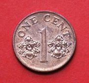 1  Cent  1995  r  -  Singapur  Orchidea 