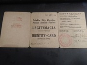 Legitymacja byłego jeńca wojennego. 