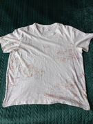 Koszulka Tshirt Reserved Nowa XXL biała motyw domków letnia przewiewna 