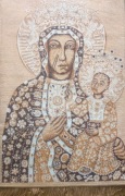 dywan ścienny Matka Boska, kilim, makata 