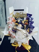 Flowerbox Ferrero Rocher Raffaello Dzień matki mamy podziękowania świeca 