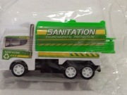 Samochody zabawki 4 szt autka zielono białe ciężarówki