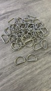 Półkole metalowe D-ring 30mm 50 sztuk