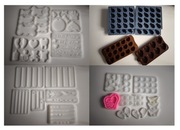 Zestaw 24 form silikonowych do odlewów + Gratisy