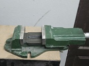 Imadło maszynowe 100mm ciężkie, solidne PRL + adapter na grzechotkę