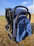 Wózek spacerowy Cybex Beezy Niebieski, Stan Super! + Parasolka