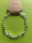 Kwadratowe błyskawiczny krzysztaliki szklane HandMade 