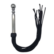 Flogger 15 twardych rzemieni - stalowa rękojeść - bardzo ostry