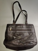 Torebka Damska skórzana Brązowa 