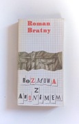 Roman Bratny "Rozmowa z Anonimem" książka 