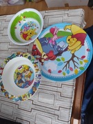 Talerz i dwie miseczki 