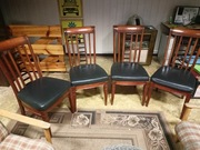 Drewniane krzesła stołowe 