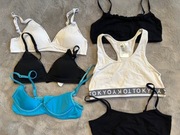 Staniki 12 lat, H&M, DKNY, Calvin Klein 32A, 12 lat