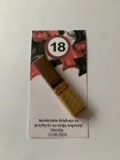 Podziękowania dla gości urodzinowe i okolicznościowe znak 18