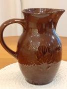 Wazon .Dzbanek typu Jaś porcelana brązowa