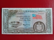 Samoa Zachodnie 5 Funtów 2020r. P-15aCS UNC-