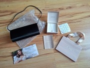 Złoty naszyjnik Apart zawieszka łezka kamień naturalny Ametyst