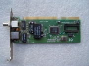 Stara Karta sieciowa model HBQUMC900MG2 z  lat 90   ISA