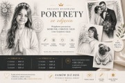 Portrety na zamówienie (ze zdjęcia) - Ślub, Komunia, Chrzest