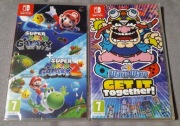 3 gry Switch - Super Mario Galaxy 1 i 2 + WarioWare: Get It Together - nowe