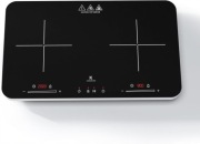 Podwójna Płyta Indukcyjna 2 Pola 3600W 20 Poziomów Timer 6h Blokada Dzieci