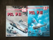 PZL P.11 cz. 1 i 2 - Glass, Kopański, Makowski