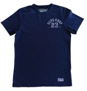 Superdry t-shirt vintage Athletic oryginalna granatowa koszulka rozmiar M