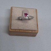 Piękny pierścionek strzała S925 Apart By Dziubeka Yes