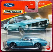 Matchbox Mainline 2025 - 1968 Ford Mustang Fastback - Nowy Odlew