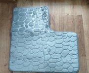 Dywanik łazienkowy pod kabinę, szary