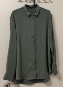 Anna Field 38 koszula satynowa oliwkowa