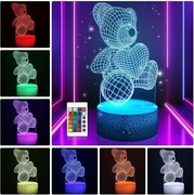 Lampka nocna 3D LED, iluzoryczna lampka nocna dla dzieci DARMOWA WYSYŁKA