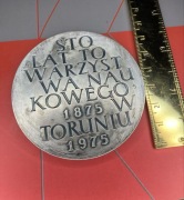 numizmat medalion tnt 1875 1975 sto lat towarzystwa naukowego w toruniu