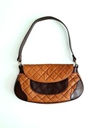 OCHNIK torebka damska skóra naturalna vintage brązowa perełka