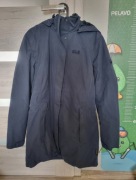 Płaszcz kurtka zimowa granat Jack Wolfskin 38, M