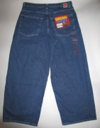 NOWE Spodnie Empyre Baggy Y2K Vintage Hip Hop Skate Jeansy 36